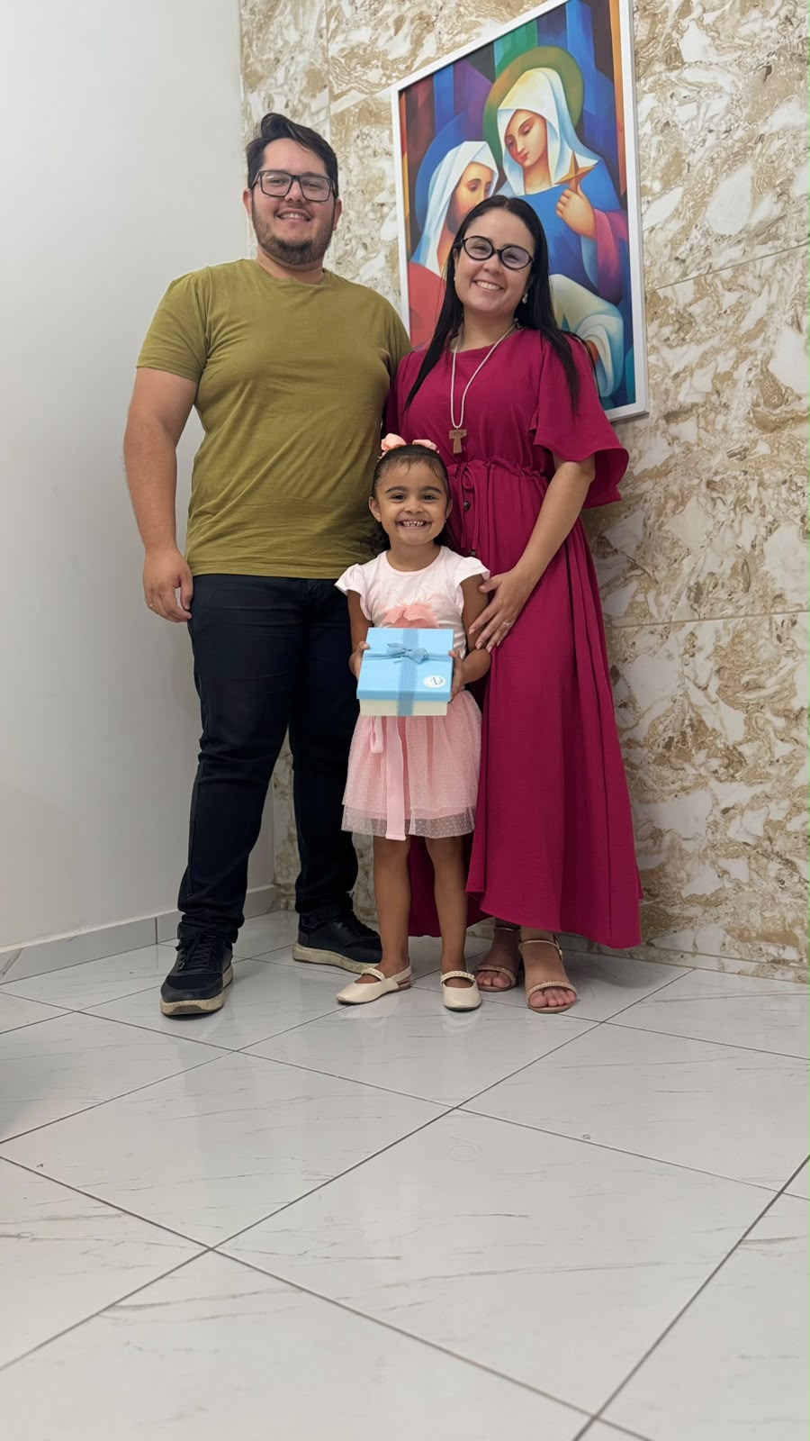 Entrega do convite a nossa Daminha